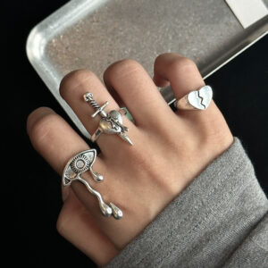 Tears Are the Smallest Ocean Teardrop Eye Ring