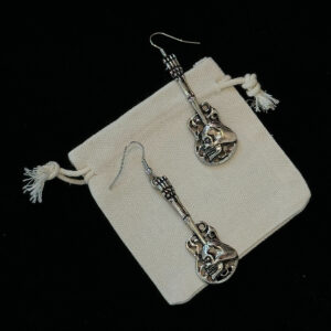 Vintage Guitarist Drop Earrings