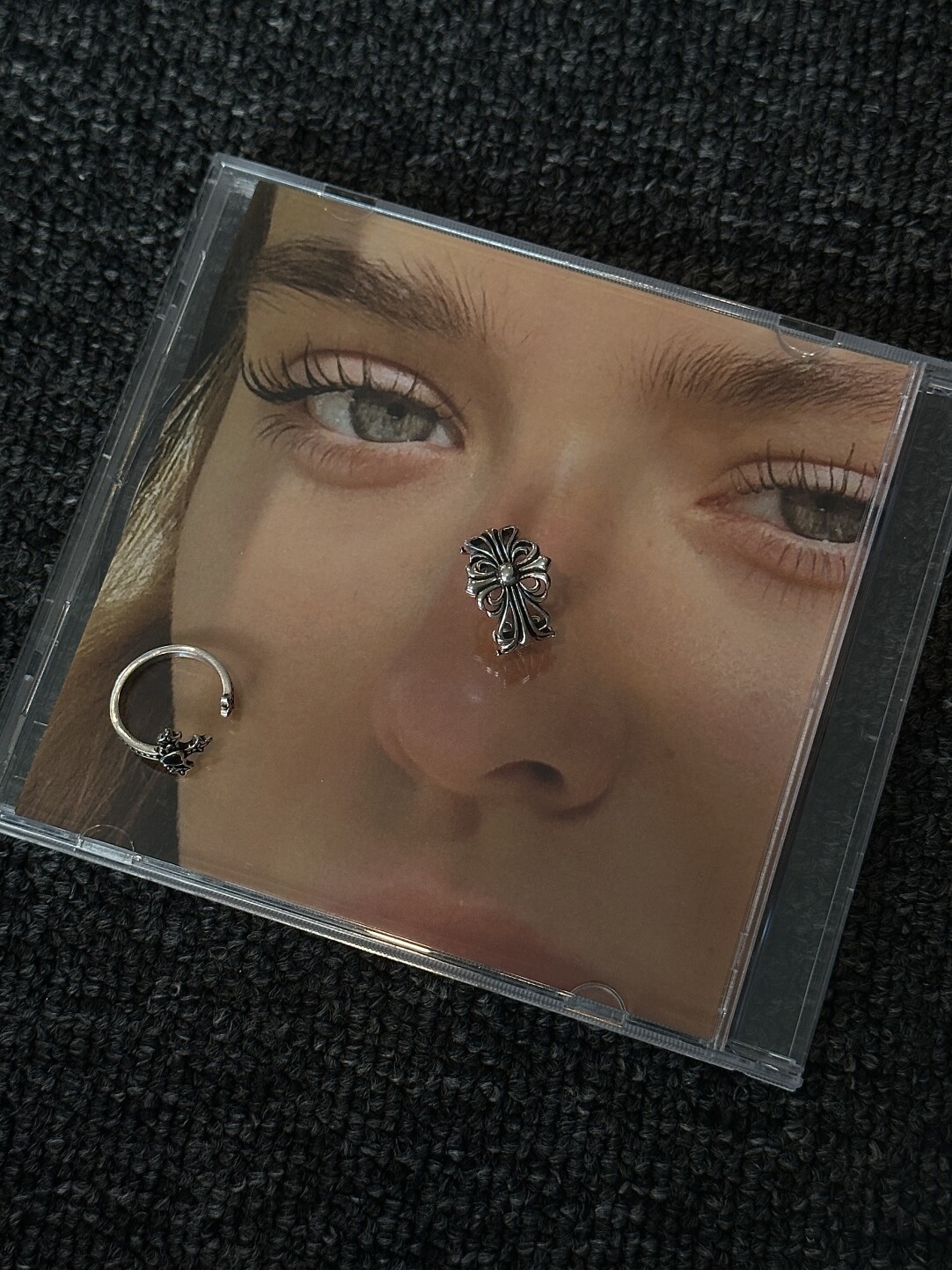 Vintage Chrome Cross Ring Vintage Chrome Cross Ring