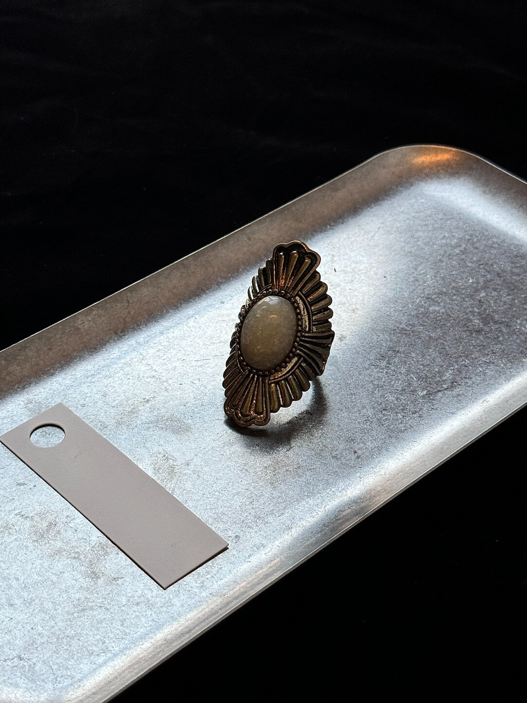 "Love at Sunset" Vintage Gold Slim Ring "Love at Sunset" Vintage Gold Slim Ring