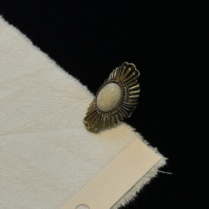 "Love at Sunset" Vintage Gold Slim Ring