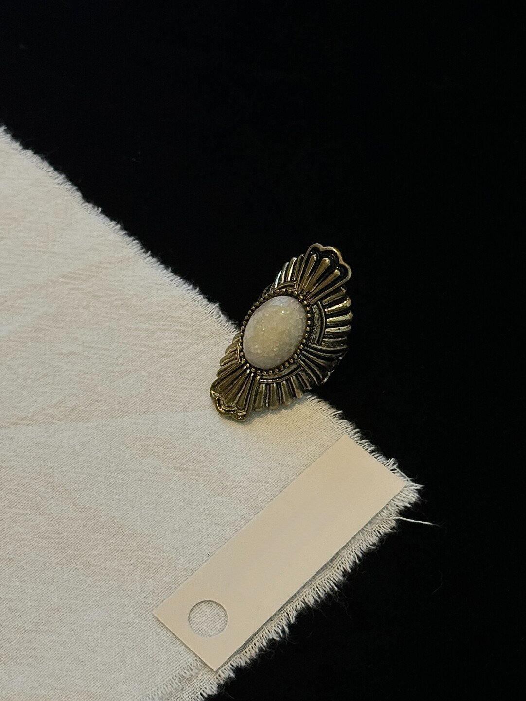 "Love at Sunset" Vintage Gold Slim Ring "Love at Sunset" Vintage Gold Slim Ring