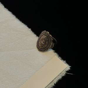 Totem Voyager Ring – Antique Gold Tribal