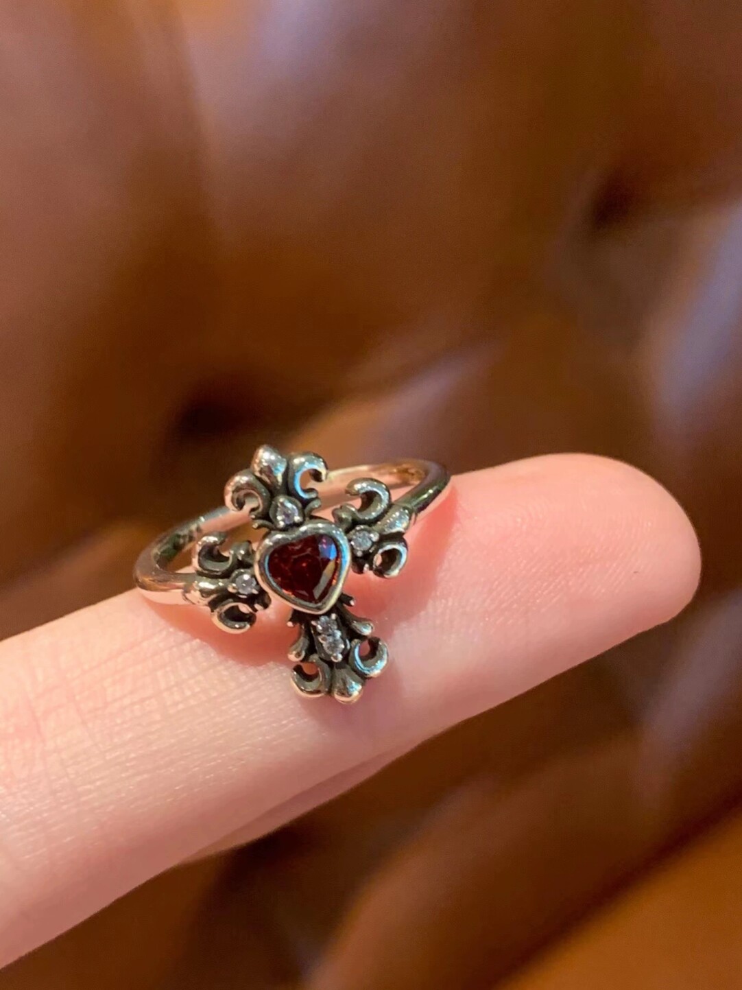 Stacked zircon vintage rings Stacked zircon vintage rings